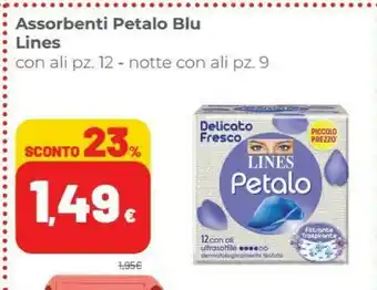 Coop Lines Assorbenti Petalo Blu offerta