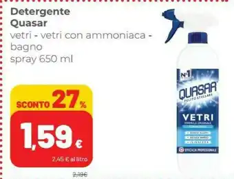 Coop Quasar Detergente offerta
