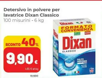 Coop Dixan Detersivo In Polvere Per Lavatrice Classico offerta