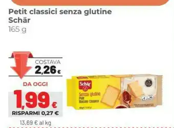 Coop Schar Petit Biscotto Classico 165 G(ml) offerta