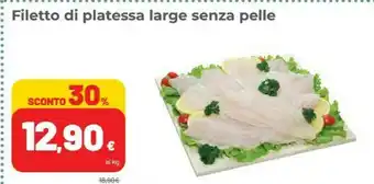 Coop Filetto Di Platessa Large Senza Pelle offerta