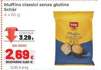 Schar Muffins Classici Senza Glutine