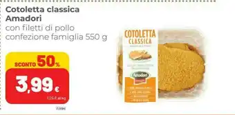 Coop Amadori Cotoletta Classica Con Filetti Di Pollo offerta
