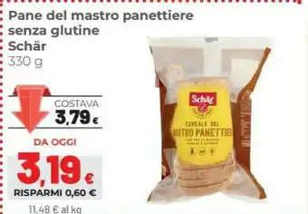 Coop Schar Pane Del Mastro Panettiere Senza Glutine offerta