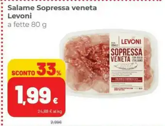 Coop Levoni Salame Sopressa Veneta offerta