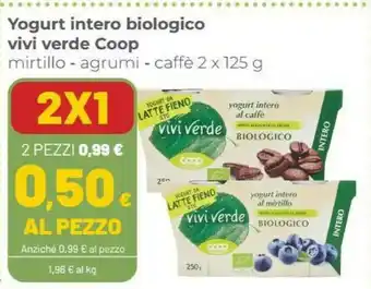 Coop Vivi Verde Coop Yogurt Intero Biologico offerta