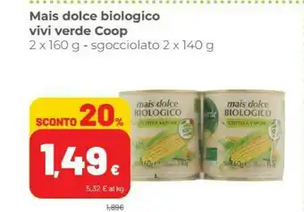 Coop Vivi verde coop Mais offerta