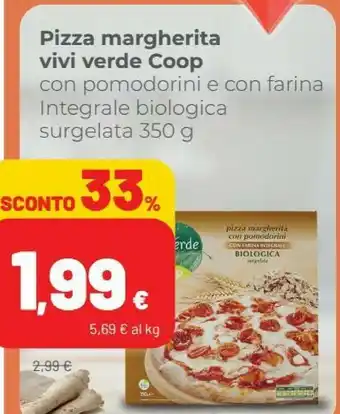 Coop Vivi verde coop Pizza Margherita offerta