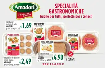 Famila Amadori Hamburger offerta