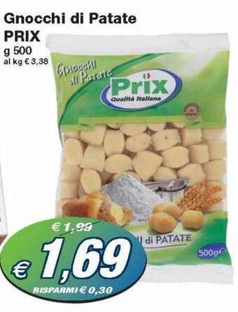 Prix Quality Prix Gnocchi di Patate 500 g offerta