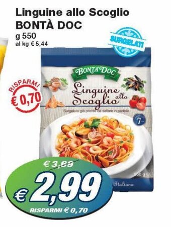Prix Quality Bontà DOC Linguine allo Scoglio 550 g offerta