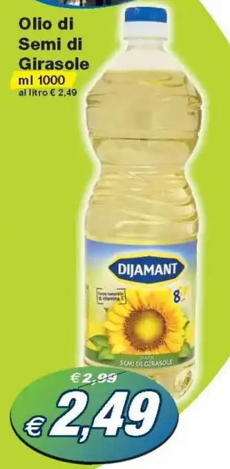 Prix Quality Dijamant Olio di Semi di Girasole 1000 ml offerta