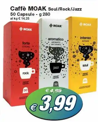 Prix Quality Moak Caffè 50 capsule 280 g offerta