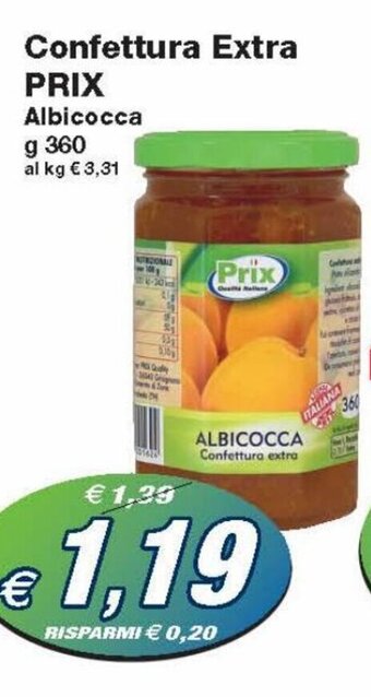 Prix Quality Prix Confettura Extra 360 g offerta