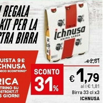 Ichnusa Birra 330 G(ml)