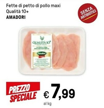 Iper La Grande Amadori Petto Di Pollo A Fette offerta