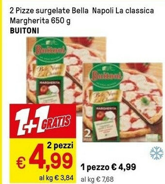 Iper La Grande Buitoni Pizze Surgelate Bella Napoli offerta