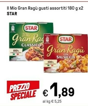 Iper La Grande Star Il Mio Gran Ragù Extra Gusto offerta
