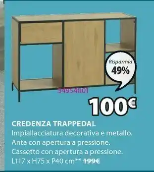 JYSK Credenza Trappedal offerta