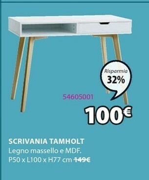 JYSK Scrivania Tamholt offerta