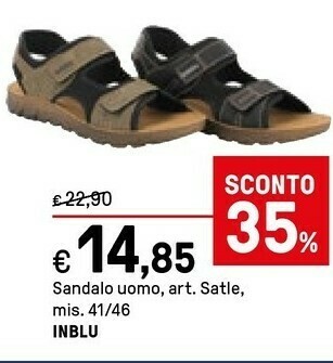 Iper La Grande Inblu Sandalo Uomo offerta
