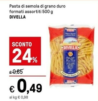 Iper La Grande Divella Pasta Di Semola Di Grano Duro offerta