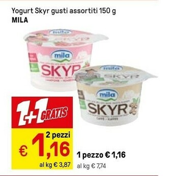 Iper La Grande Mila Yogurt Skyr Caffe offerta
