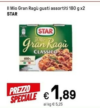 Iper La Grande Star Il Mio Gran Ragù Extra Gusto offerta
