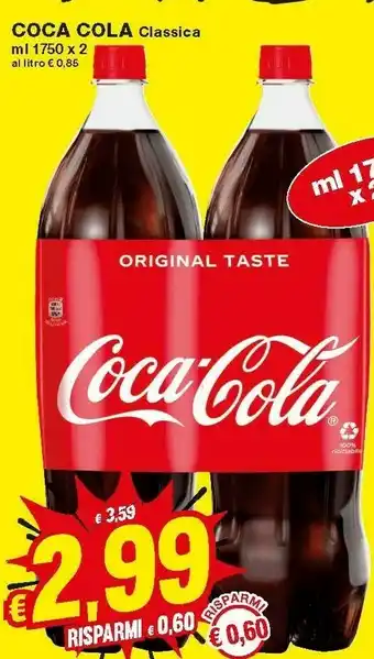 Prix Quality Coca Cola Coca-Cola - Coca-Cola 1750 G(ml) offerta