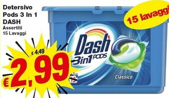 Prix Quality Dash Detersivo lavatrice offerta