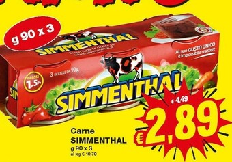 Prix Quality Bolton alimentari spa Simmenthal 90 G(ml) offerta