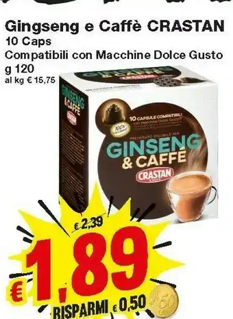 Prix Quality Crastan Caffè offerta