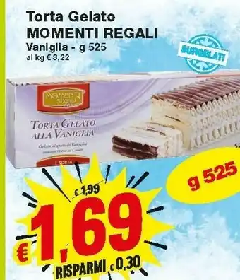 Prix Quality Momenti regali Torta Gelato Alla Vaniglia 525 G offerta