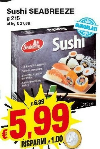 Seabreeze Sushi 215 G