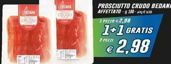 Bedani Prosciutto Crudo Affettato 100 G