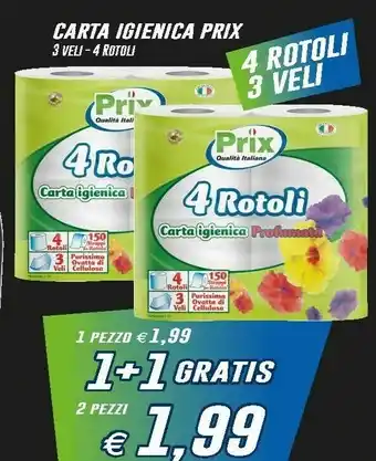 Prix Quality Purissima Carta igienica offerta