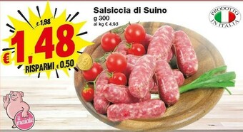 Prix Salsiccia Di Suino