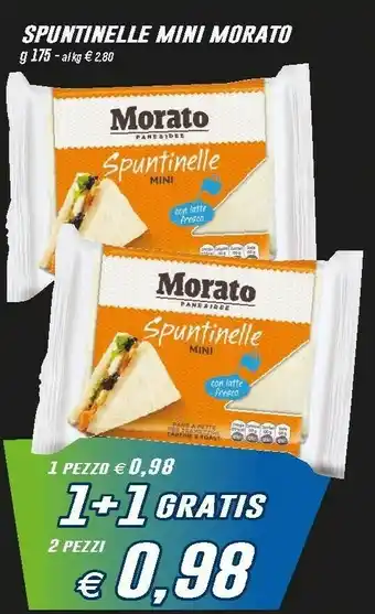 Prix Quality Morato pane & idee Spuntinelle Mini 175 G(ml) offerta