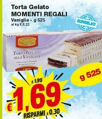Prix Quality Momenti regali Torta Gelato Alla Vaniglia 525 G offerta