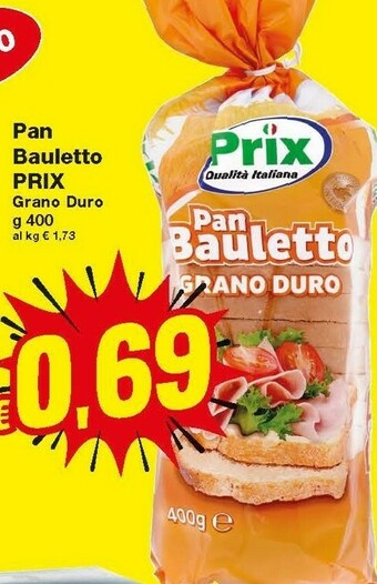 Prix Quality Mulino Bianco Prix - Pan Bauletto Grano Duro 400 G(ml) offerta
