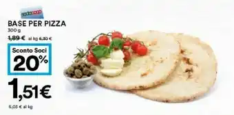 Coop Schar Schär - Pizza Base 300 G(ml) offerta