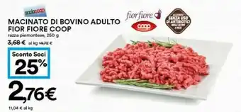 Coop Fior Fiore Macinato Di Bovino Adulto offerta