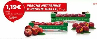 Coop Coop Pesche Nettarine offerta