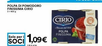 Coop Cirio Pomodori pelati offerta