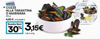 Coop Coop Cozze Alla Tarantina O Marinara offerta