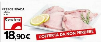 Coop Coop Pesce Spada A Fette offerta