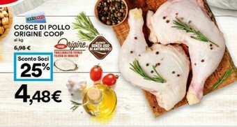 Coop Coop Cosce Di Pollo offerta