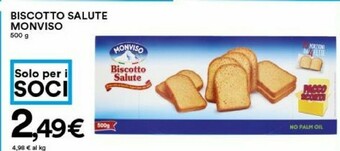 Coop Monviso Fette biscottate offerta