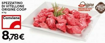 Coop Coop Spezzatino Di Vitellone offerta