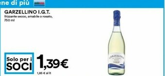 Coop Garzellino Vino bianco offerta